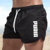 New Summer Hot Swimmers, Gym Running Shorts, Men's Beach Wear, Luxury Beach Shorts, Quick Drying