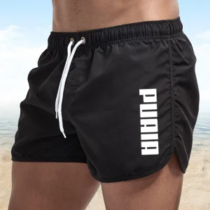 New Summer Hot Swimmers, Gym Running Shorts, Men's Beach Wear, Luxury Beach Shorts, Quick Drying