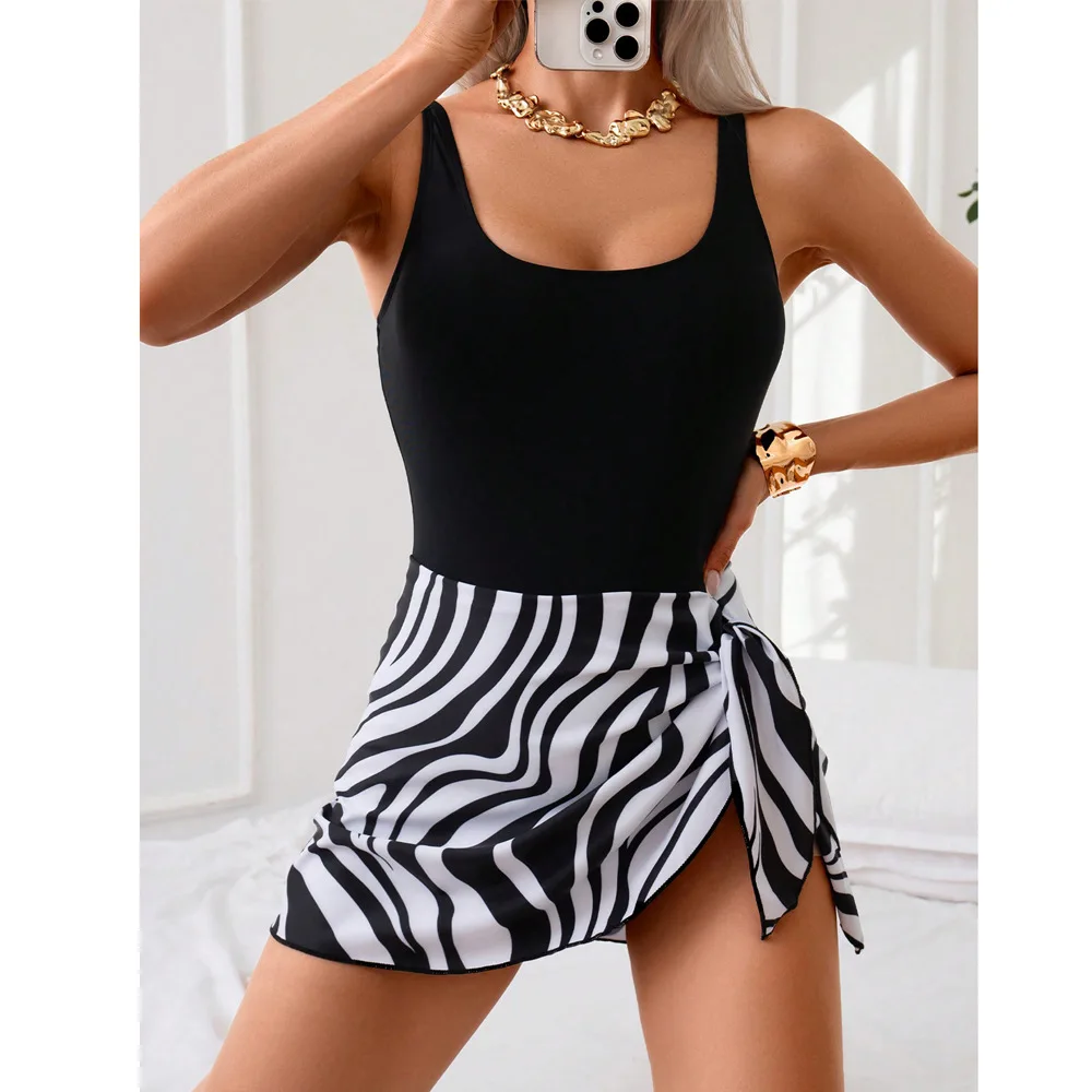 One Piece Swimdress Swimsuits for Women Tummy Control Swim Skirt Bathing Suit for Women 2025 - Image 5