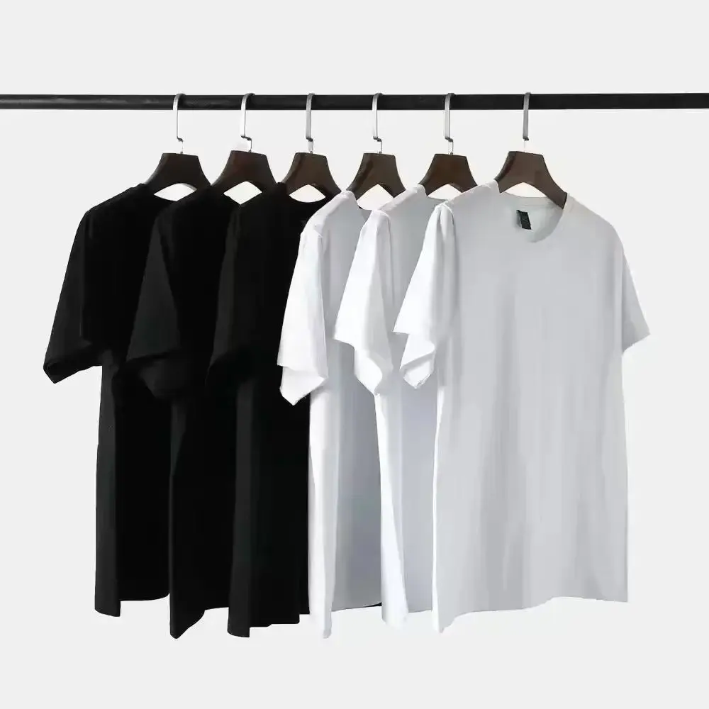 Plain Gym T-shirt Men Summer Fitness Clothing O-Neck Short Sleeve T Shirt Cotton Slim Fit Tshirt Bodybuilding Workout Tees Tops - Image 4