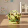 Portable Basket with Handles Large Drainage Capacity for Renter Home Bathroom Gym Travel Use