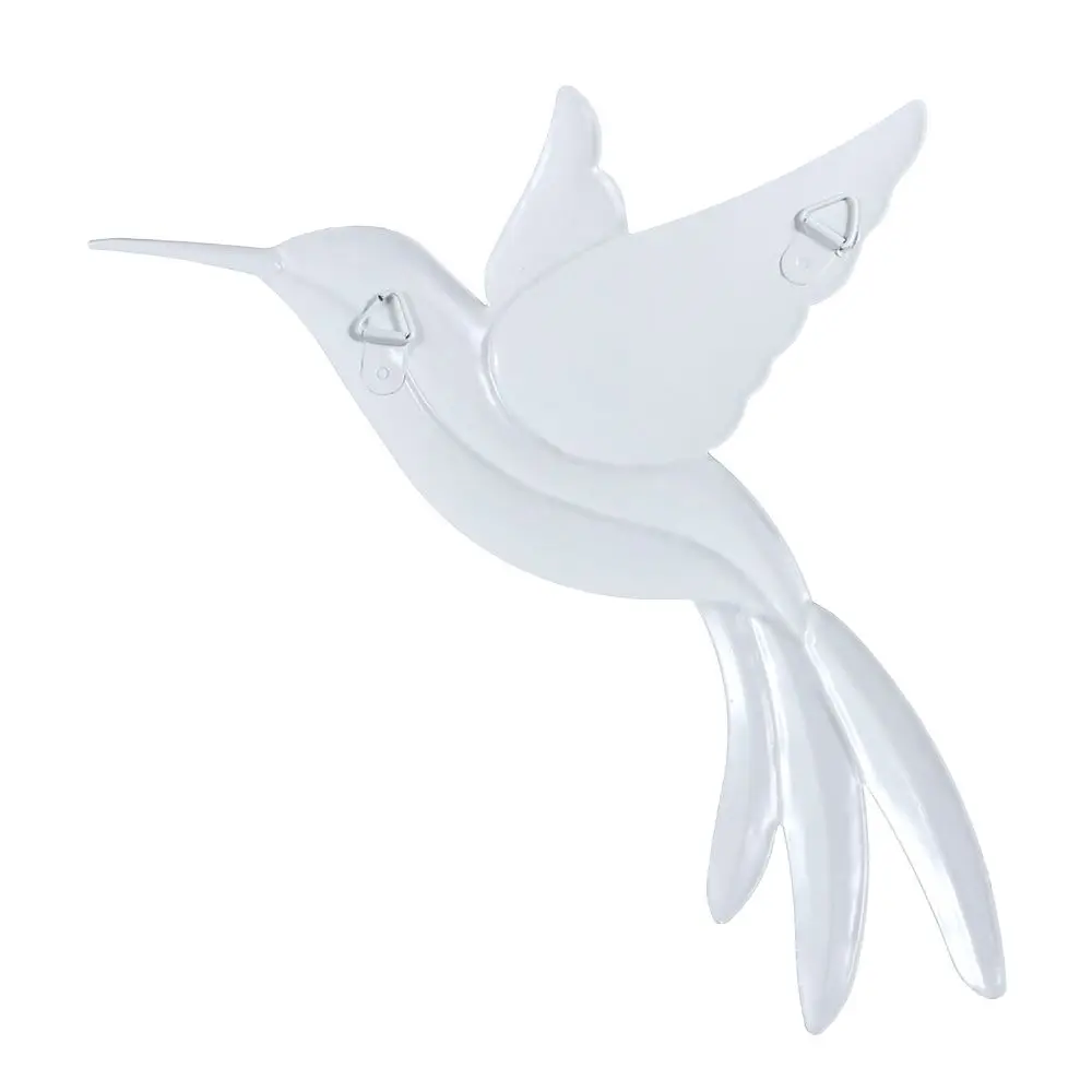 Portable Indoor Outdoor Artwork Statue Living Room Garden Backyard Art Craft Sculptures Wall Decoration Metal Hummingbird - Image 5