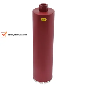 Professional Dry and Wet Diamond Core Drill Bits Bit Drilling 63mm/76mm/112mm Dry+Wet Diamond Concrete Core Drill Bits Bit Drill