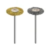 Professional Stainless Steel Brass Brush Nail Drill Bit – Flat Top, Nail Drill Bit Cleaning & Maintenance Tool