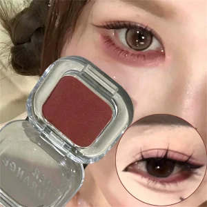 Red Brown Eyeshadow Palette Multifunctional Makeup Palette Silky Matte Coral Red Eyeliner Silkworm Lower Shadow Eyeliner Makeup