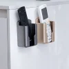 Remote Control Holder Wall Mounted Storage Box Cosmetic Bathroom Rack Shelf Adhesive Storage Home Mobile Phone Plug Case