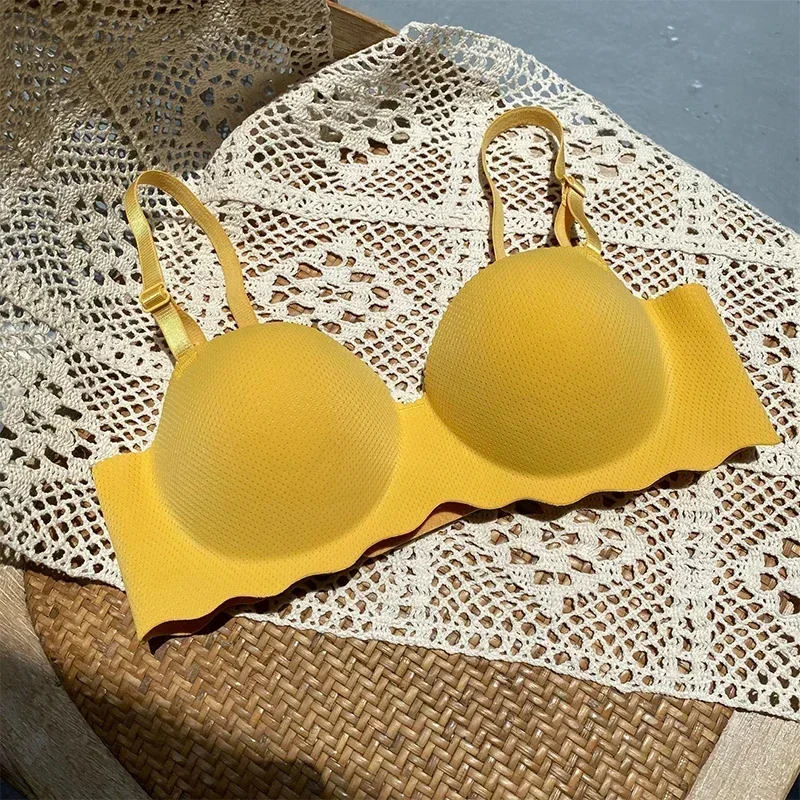 Sexy Bras for Women Push Up Bra Seamless Underwear Solid Wireless Sports Bra One-pieces Gather Convertible Straps Brassiere - Image 3