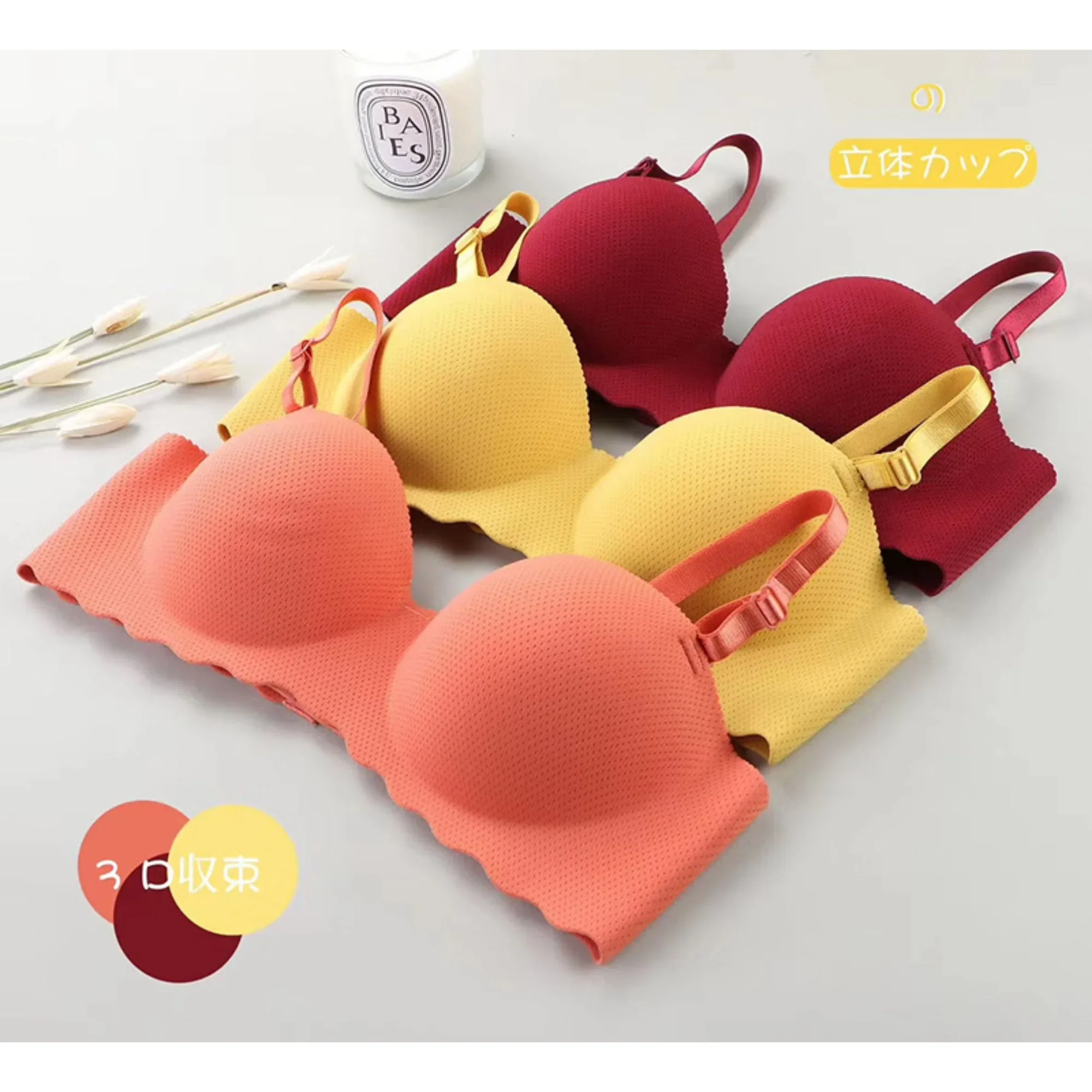 Sexy Bras for Women Push Up Bra Seamless Underwear Solid Wireless Sports Bra One-pieces Gather Convertible Straps Brassiere - Image 6