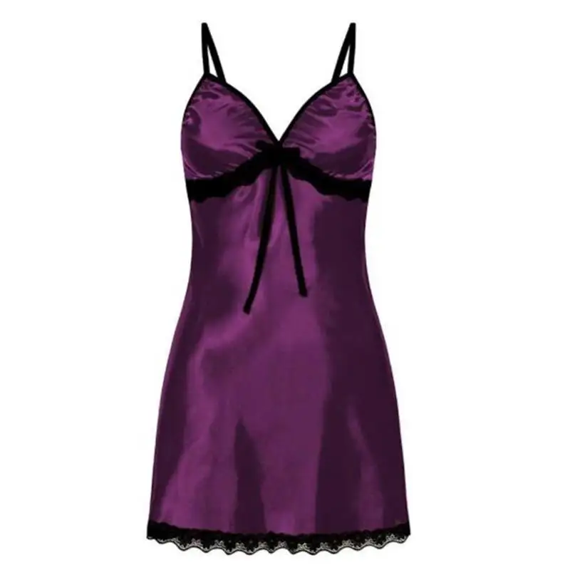Sexy Nightgown For Women Sexy Nightie Sleepwear Plus Size Lace Floral Female Lingerie Suspenders Nightdress Robe Babydoll Summer - Image 2