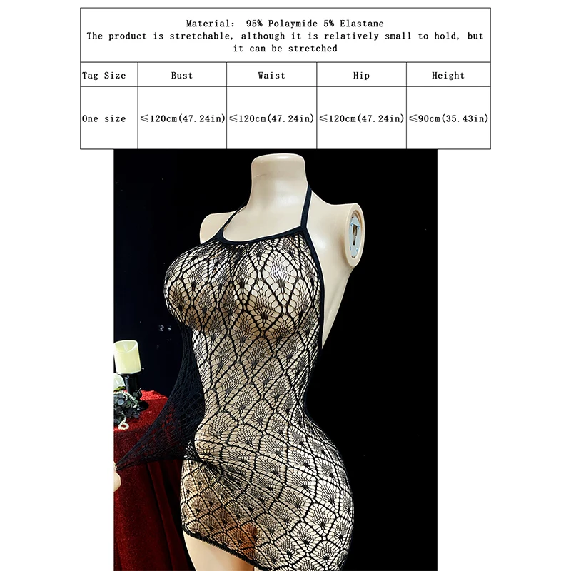 Sexy Women Fishnet Hollow Out Cover Up Dress See Through Bodycon Beach Swimwear Summer Style - Image 6