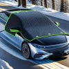 Snow Cover for Car Windshield Reflective Protector with Storage Bag Snow Cover Protector for Frost Indoor Outdoor SUVs