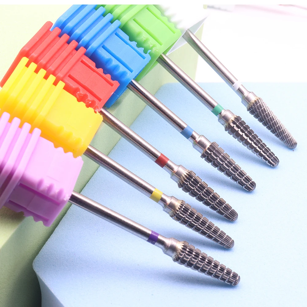 Spiral Flute Tungsten Carbide Nail Drill Bit – Professional Nail Bit for Gel Polish Removal, Acrylic & Nail Shaping Tool - Image 2