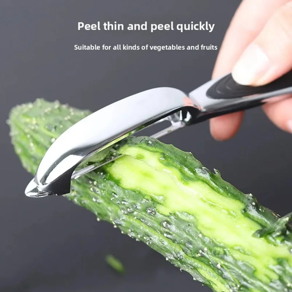Stainless Steel Fruit Vegetable Peeler with Potato Eye Remover Multi Functional Kitchen Tool for Peeling Various Vegetables - Image 3