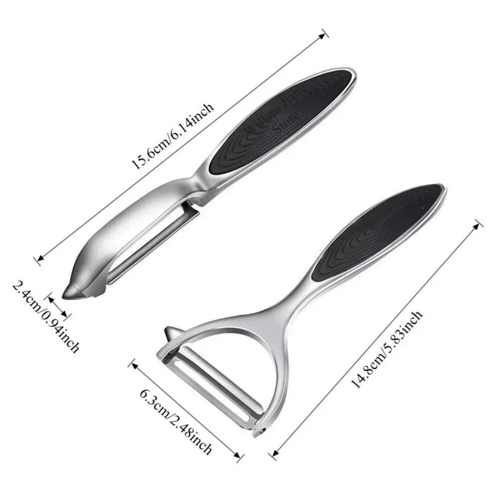 Stainless Steel Fruit Vegetable Peeler with Potato Eye Remover Multi Functional Kitchen Tool for Peeling Various Vegetables - Image 6