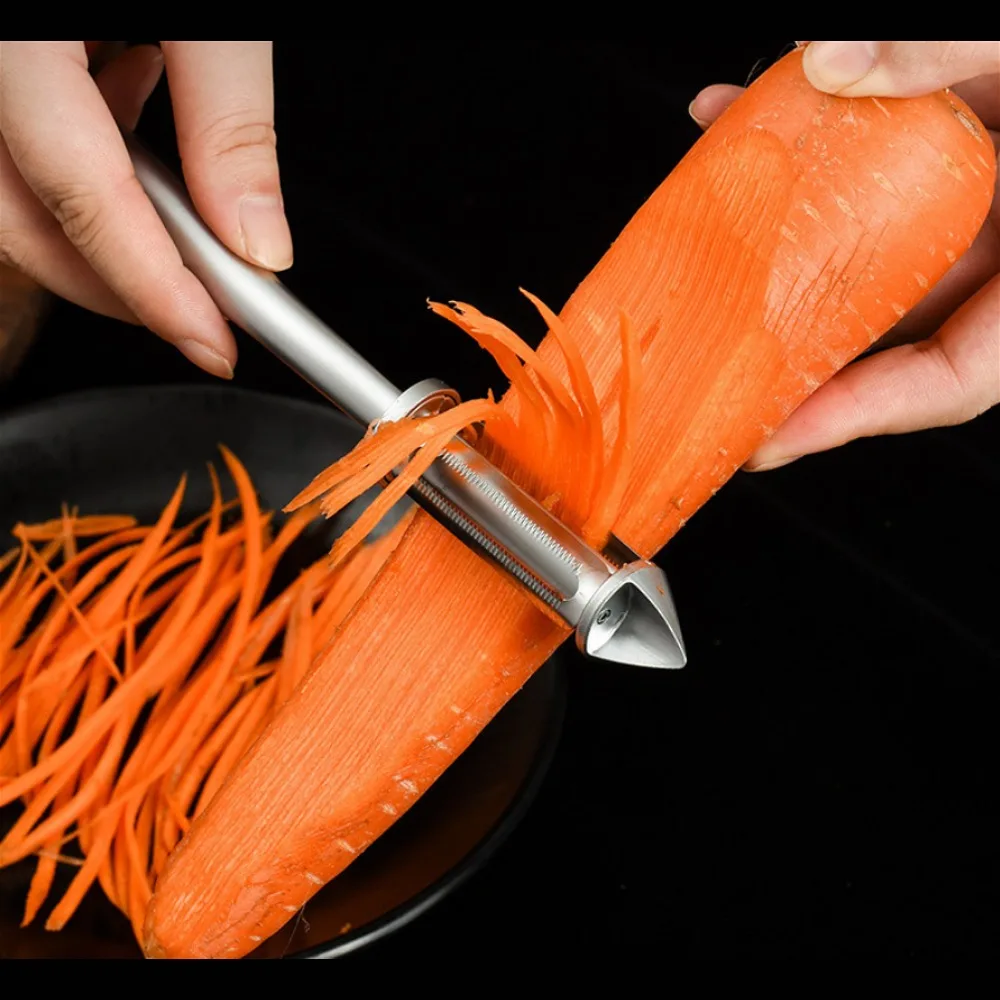 Stainless Steel Fruit Vegetable Peeler with Potato Eye Remover Multi Functional Kitchen Tool for Peeling Various Vegetables - Image 4