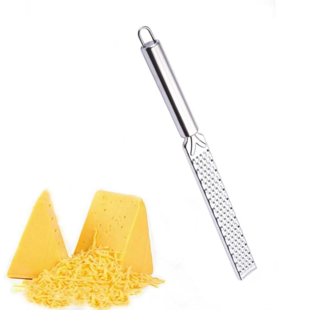 Stainless Steel Multi Purpose Handheld Cheese Grater Cheese Baking Cheese Grater Lemon Kitchen Gadget Fruit Peeler Ginger Garli - Image 2