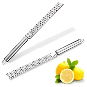 Stainless Steel Multi Purpose Handheld Cheese Grater Cheese Baking Cheese Grater Lemon Kitchen Gadget Fruit Peeler Ginger Garli