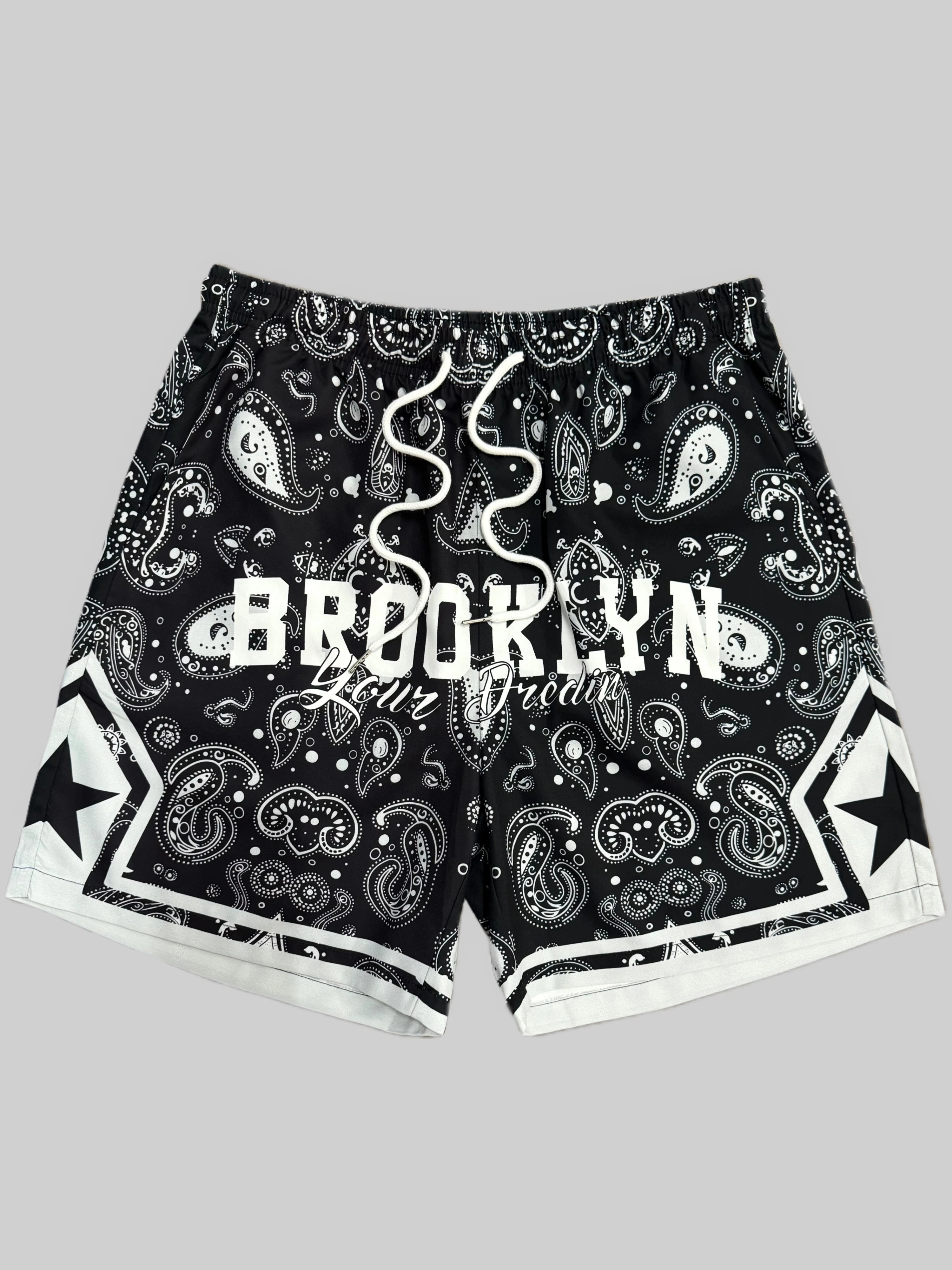Summer Basketball Shorts Classic Retro Comfortable Print Shorts Fashion Casual Athletic Breathable Outdoor Sport Training Shorts - Image 2