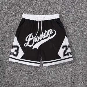Summer Basketball Shorts Classic Retro Comfortable Print Shorts Fashion Casual Athletic Breathable Outdoor Sport Training Shorts