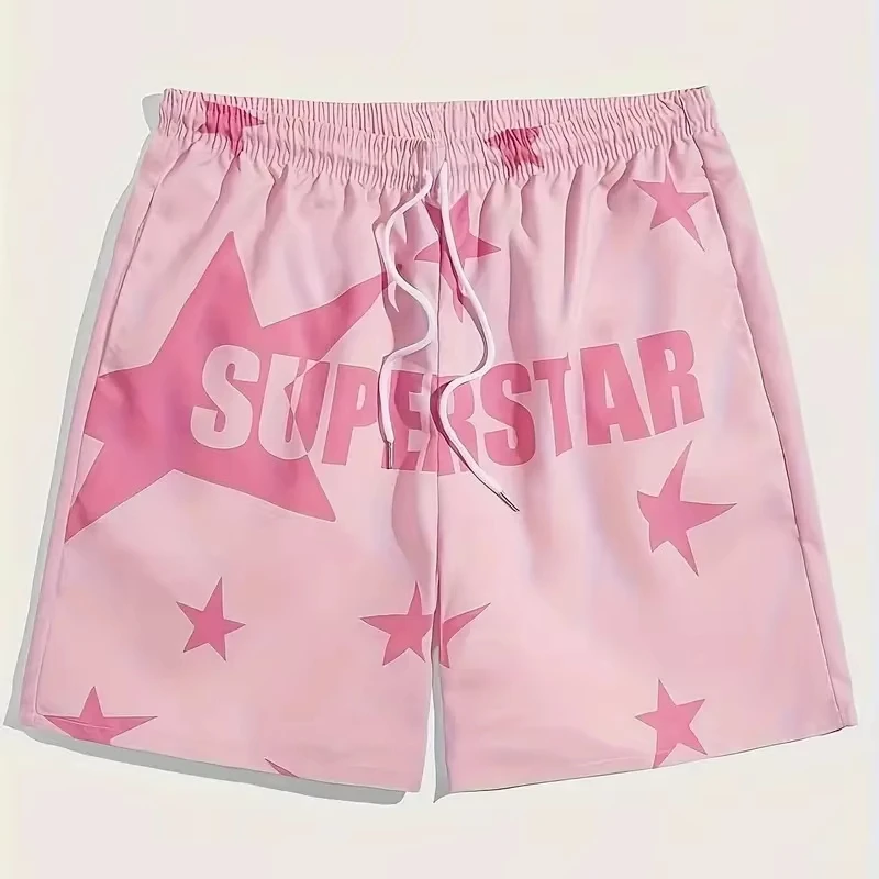 Summer Men Quick-dry Shorts Fashion Casual Beach Shorts Boys Breathable Shorts Adult Casual Short Pants Daily Streetwear - Image 2