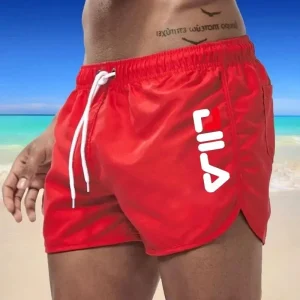 Summer Men's New Swimsuit Breathable Board Shorts Surfing Fitness Training Casual Printed Beach