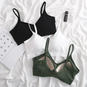 Summer Thin Sexy Backless Bra Women's No Steel Ring Internet Celebrity Strapless Crop Top Bra Gather Sexy Wrap Chest Tube Top