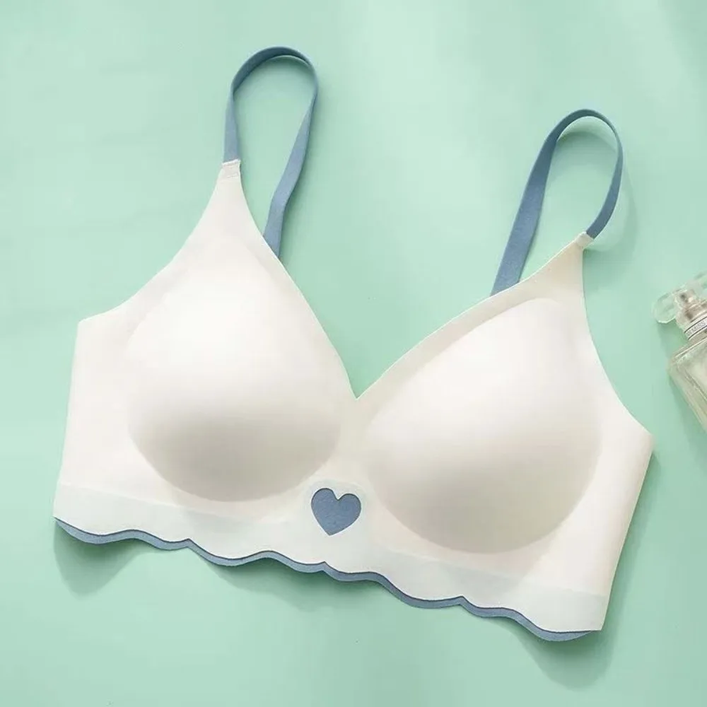 Sweet Close-fitting Wireless Bra Shockproof Push Up Seamless Bralette Lingerie Underwear Sports Bra Running - Image 3