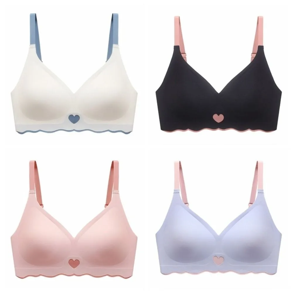 Sweet Close-fitting Wireless Bra Shockproof Push Up Seamless Bralette Lingerie Underwear Sports Bra Running - Image 6