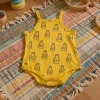 Toddler Boys Girls Summer Cotton Cute Printing Bodysuits Clothes Sleeveless