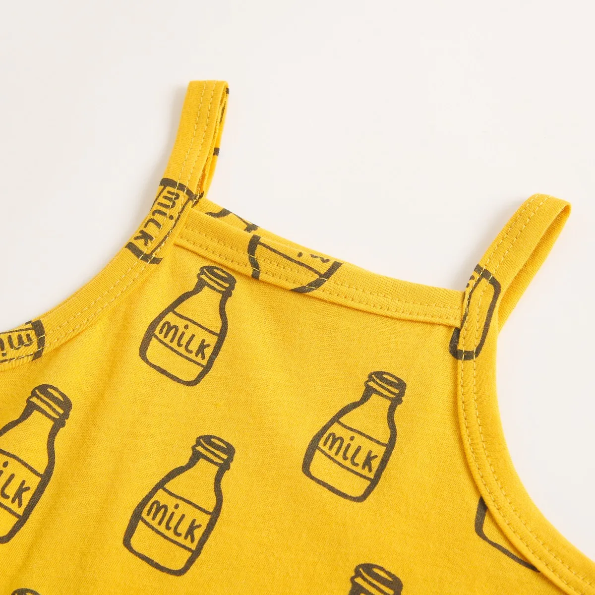 Toddler Boys Girls Summer Cotton Cute Printing Bodysuits Clothes Sleeveless - Image 6