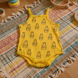 Toddler Boys Girls Summer Cotton Cute Printing Bodysuits Clothes Sleeveless