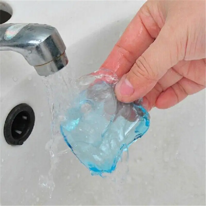 Toothbrush Shaver Holder Bathroom Wall Suction Cup Hook Shaver Bathroom Transparent Plastic Blue Gray Shaver Holder - Image 6
