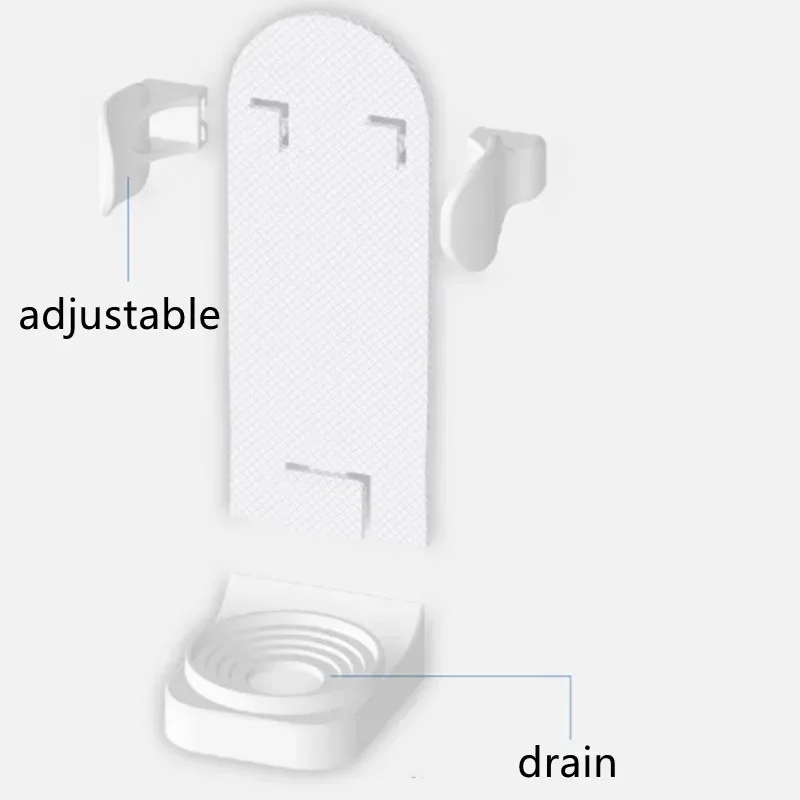 Toothbrush Stand Rack Organizer Electric Toothbrush Wall-Mounted Holder Space Saving No Punching Bathroom Accessories - Image 4