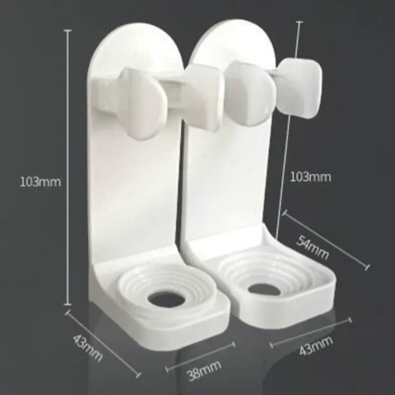 Toothbrush Stand Rack Organizer Electric Toothbrush Wall-Mounted Holder Space Saving No Punching Bathroom Accessories - Image 3