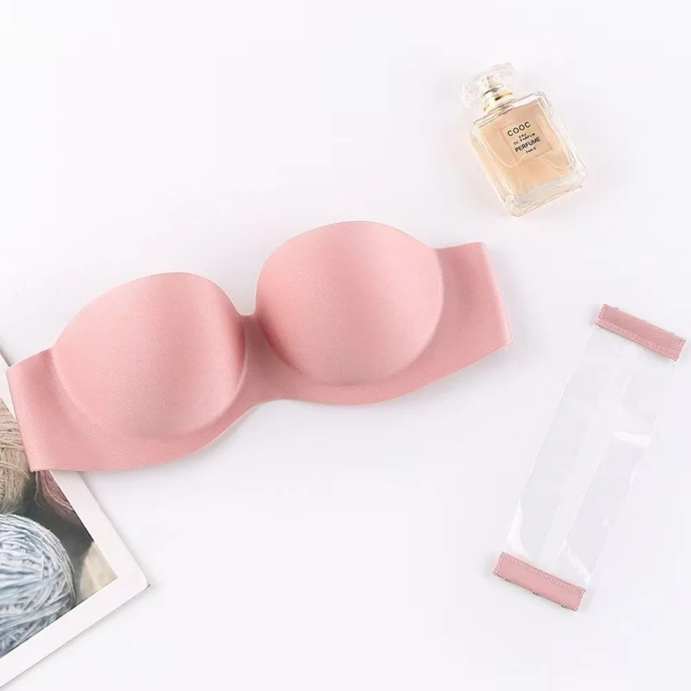Underwear Beauty Back Half Cup Push-up Tube Top NO Steel Ring Sexy Strapless Bra Chest Wrap Without Straps Bralette Women Bras