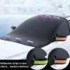 Universal Suv Snow Protector Universal Car Windshield Snow Cover with Magnets Premium Oxford Cloth Frost Protection for Winter