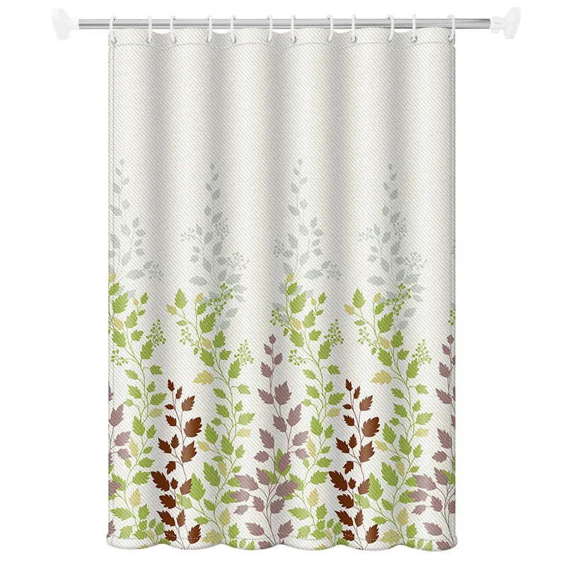 Vintage Pastoral Shower Curtain – Durable Polyester Material, Waterproof for Elegant Country Bathrooms - Image 2