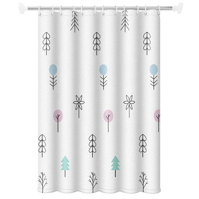 Vintage Pastoral Shower Curtain – Durable Polyester Material, Waterproof for Elegant Country Bathrooms - Image 3