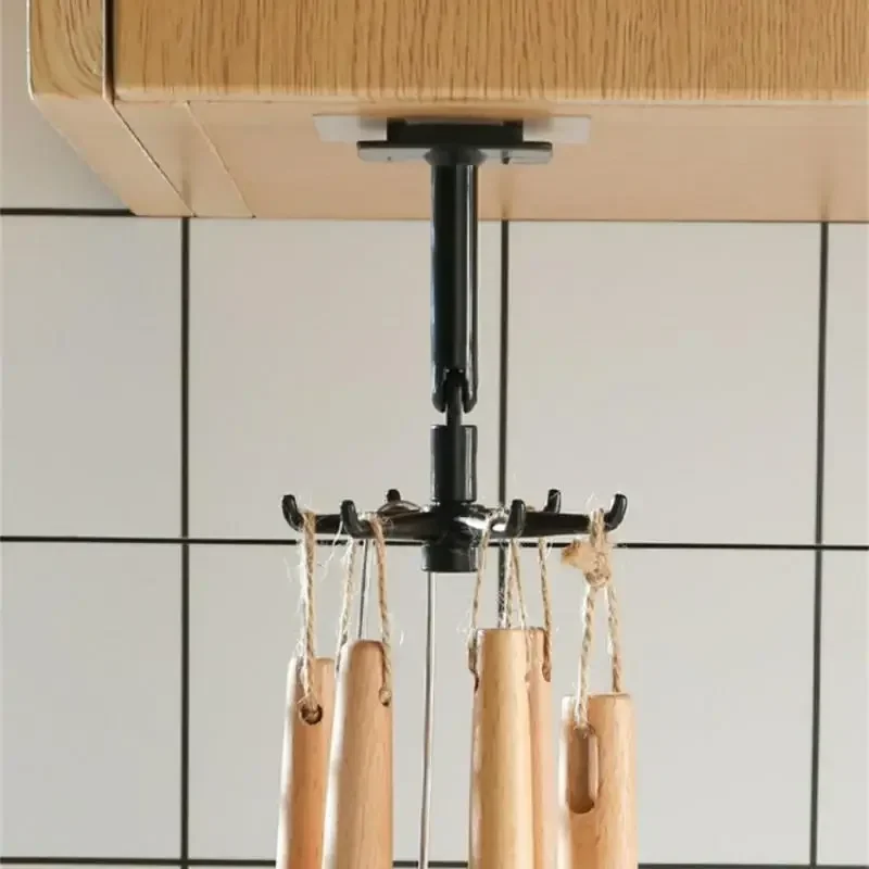 Wall Hook For Kitchen Gadgets Storage Accessories Home and Decoration 360 Degrees Multifunction Bathroom Organizer Kitchenware - Image 6