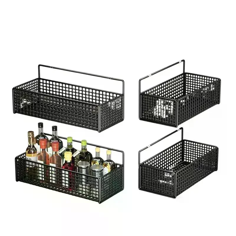 Wall-mounted With Adhesive Backing High Capacity Hanging Storage Rack Bathroom Towel And Toiletries Storage Rack For Store Items - Image 5