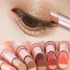 Waterproof Double Color Eye Shadow Stick - Gradient, Sweat-proof, and Smudge-proof Makeup Tool for Easy and Long-lasting