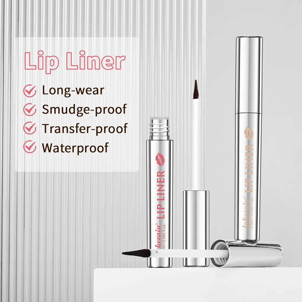 Waterproof Lip Liner Peel Off Tattoo Lipgloss Waterproof Long Lasting Matte Lip Tint Brown Contour Tear-off Lips Stain Cosmetics - Image 2