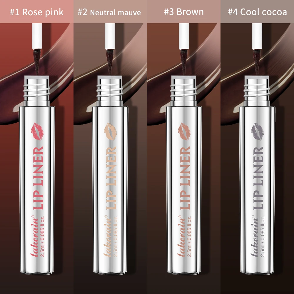 Waterproof Lip Liner Peel Off Tattoo Lipgloss Waterproof Long Lasting Matte Lip Tint Brown Contour Tear-off Lips Stain Cosmetics - Image 3
