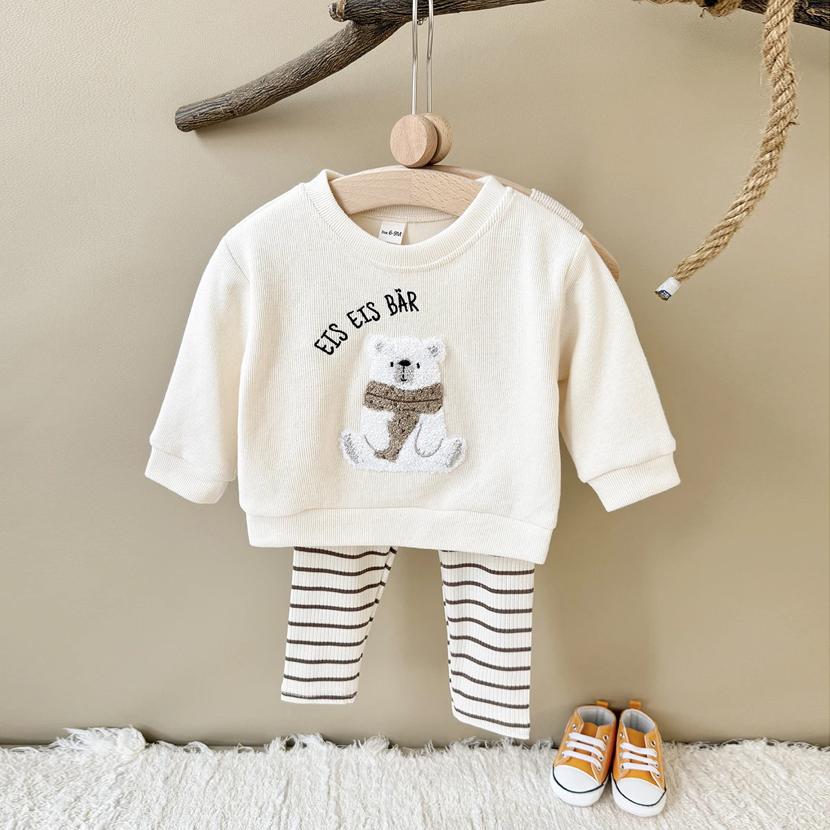 Winter Baby Outfits Kids Boy Girl 2Pcs Set Cute Cartoon Penguin Top Pants Long Sleeve Tracksuit Newborn Clothes Infant 0-3 Years - Image 3