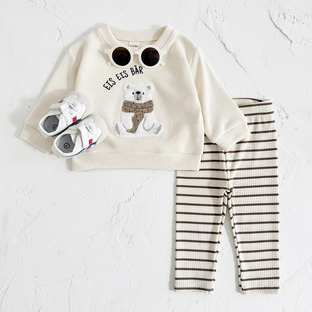 Winter Baby Outfits Kids Boy Girl 2Pcs Set Cute Cartoon Penguin Top Pants Long Sleeve Tracksuit Newborn Clothes Infant 0-3 Years - Image 4