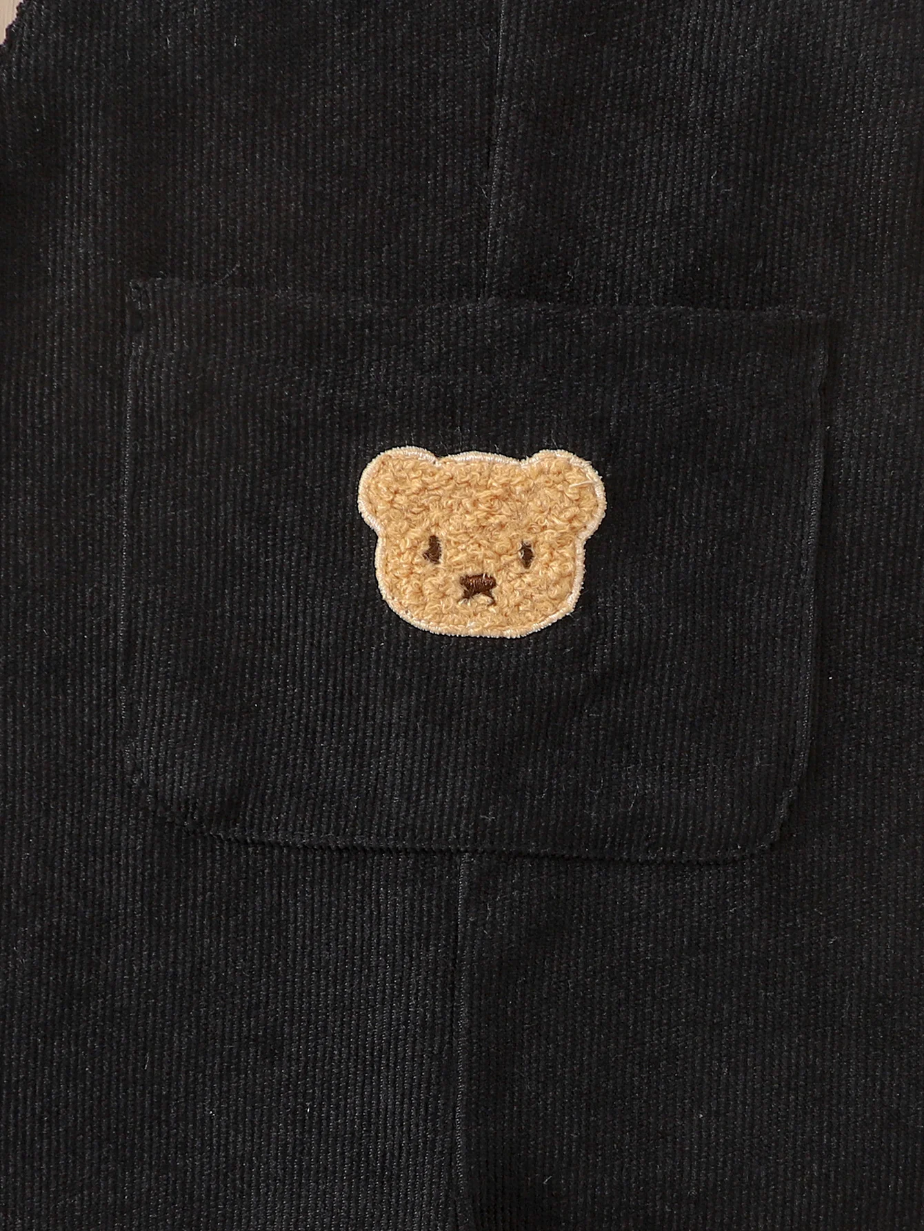 Winter Corduroy Overalls Warm Fluffy Baby Toddler Cartoon Decorated Loose Fit Home Out ection Windproof door Cold Prot Warm - Image 4