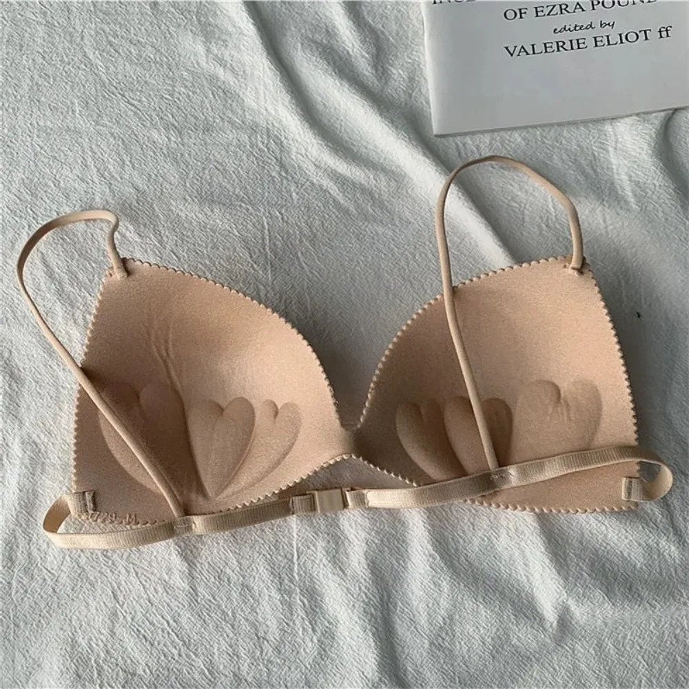 Women Bra Seamless Underwear Women Ultra-thin Underwear Thin Shoulder Strap Girls Backless Bra Push Up Bra One Piece Bra - Image 3