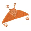 Women Hollow Out Crochet Halter Boho Bikini Top Bandage Backless Beach Swim Bra