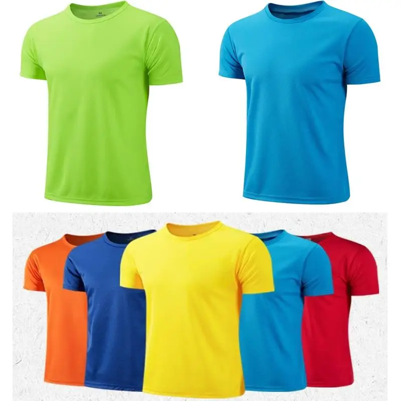Women Men Quick Dry Short Sleeve Sport T Shirt Gym Jerseys Fitness Shirt Trainer Running T-Shirt Teenager Breathable Sportswear - Image 2