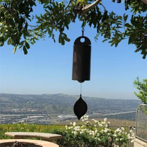 〔W〕Vintage Metal Heroic Windbell Wind Chimes Deep Resonance Serenity Bell For Outdoor Home Garden Courtyard Decoration〔Winter1〕